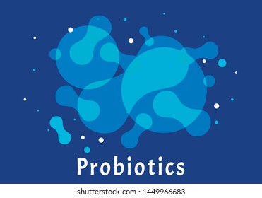 	
Probiotics bacteria logo. Simple flat style trend modern logotype graphic design isolated on white background. Prebiotic, Lactobacillus Vector Icon Design.