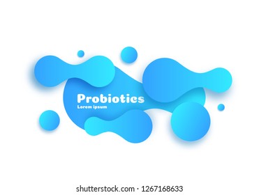 Probiotics Bacteria Vector Design.