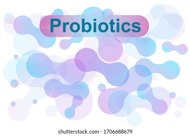 Probiotics Bacteria Vector Illustration Biology Science Stock Vector ...