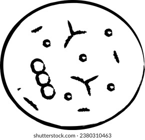 Probiotics hand drawn vector illustration