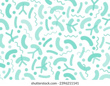 Probiotics Live Bacteria Background. Abstract background depicting probiotics concept. Concept of design with Lactobacillus Probiotic Bacteria. Design with Prebiotic healthy nutrition ingredient