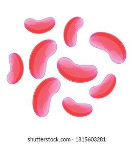 Probiotics micro icon. Cartoon of probiotics micro vector icon for web design isolated on white background