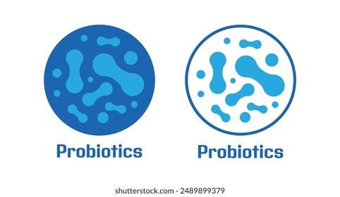 probiotics text healthy lifestyle sign