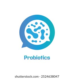 probiotics text healthy lifestyle sign