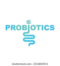 Probiotiktext, Symbol, Vektorgrafik, Zeichen.