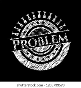 Problem chalk emblem