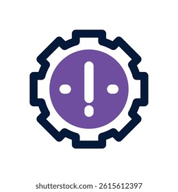 problem dual tone icon. Sleek and modern vector icon for websites, mobile apps, marketing materials, and corporate design. Fully scalable and ready to use.