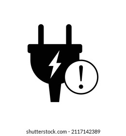 Problem mit dem Design elektrischer Symbole einzeln auf weißem Hintergrund