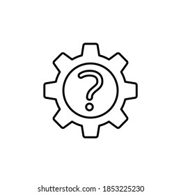 Problem Fix icon in vector. Logotype