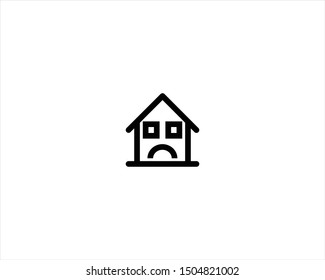 problem home icon vectors - eps10