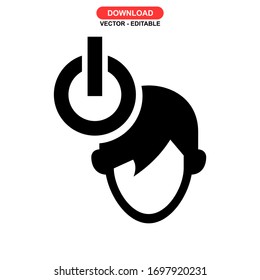 problem icon or logo isolated sign symbol vector illustration - high quality black style vector icons

