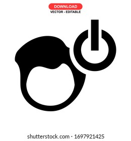 problem icon or logo isolated sign symbol vector illustration - high quality black style vector icons
