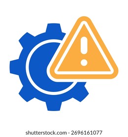 Ícone de problema Ilustração de vetor de design de cor sólida