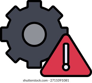Signo de arte de símbolo de icono de problema