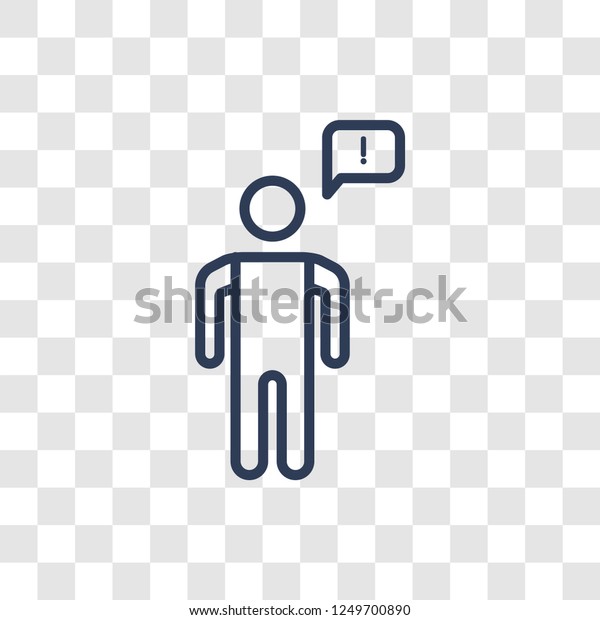 Problem Icon Trendy Linear Problem Logo Stock Vector (Royalty Free ...