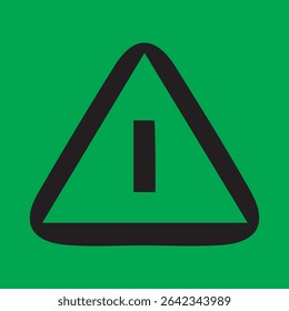 Problem icon vector representing warning, error, or alert notification. Ideal for UI, system issues, caution signs, and troubleshooting. Editable Adobe Illustrator EPS file included.