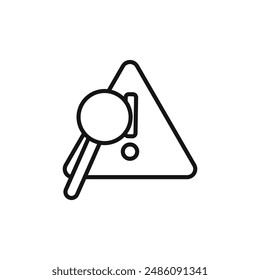 Problem identification icon (2) logo sign vector outline