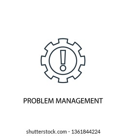 Problem Management Icon Simple Element Illustration Stock Illustration ...