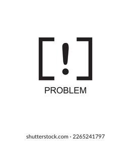 problem marketing icon , business icon