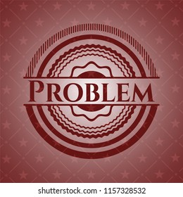 Problem realistic red emblem