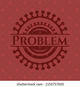 Problem red icon or emblem