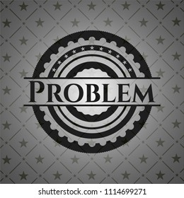Problem retro style black emblem