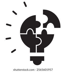 problem solution icon vector design
