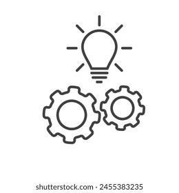 problem solution icon vector element design template web