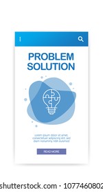 PROBLEM SOLUTION INFOGRAPHIC