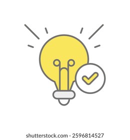 Problem Solve icon vector stock illustration
