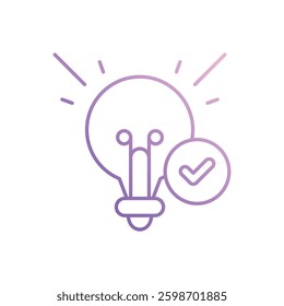 Problem Solve icon vector stock illustration