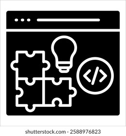 Problem Solver Icon Element For Design