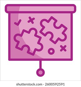 Problem Solving Coaching Icon Element For Design