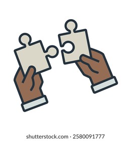Problem Solving flat icons  symbol line elements for infographic web