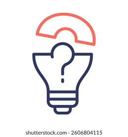 Problem Solving Icon Element for Design