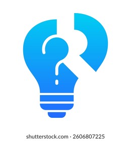 Problem Solving Icon Element for Design