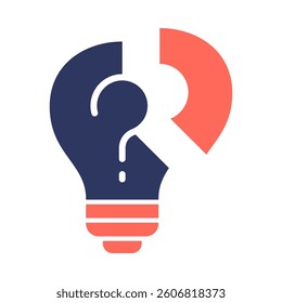 Problem Solving Icon Element for Design