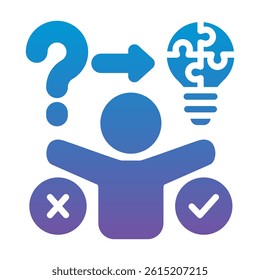 Problem Solving Icon Element For Design