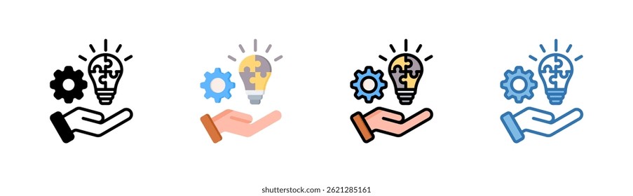 Problem Solving Icon Element For Design