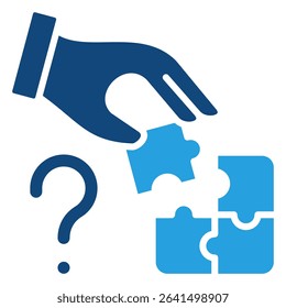 Problem Solving Icon Element for Design