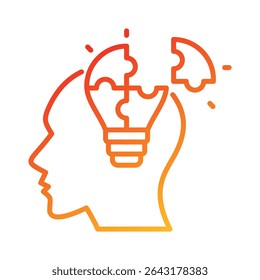 Problem Solving Icon Element for Design