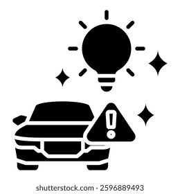 Problem Solving Icon in Glyph Dual Color Style. Simple Glyph Icon Vector. Simple Vector Design