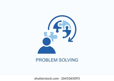Problem Solving Icon Or Logo Isolated Vector Illustration