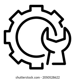 Problem solving icon. Outline problem solving vector icon for web design isolated on white background