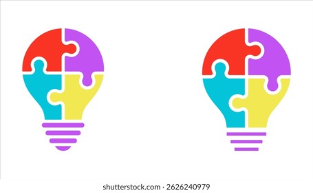 Problem Solving icon set multiple style collection