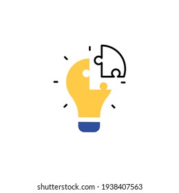 problem solving icon vector illustration with modern colored style. isolated on white background - Shutterstock ID 1938407563