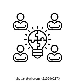 Problem Solving icon in vector. Logotype