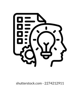 Problem Solving icon in vector. Logotype
