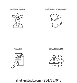 Problem solving icons set . Problem solving pack symbol vector elements for infographic web