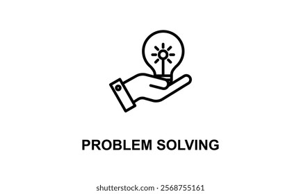 Problem Solving Isolated Vector, Icon Or Logo Sign Symbol Illustration